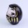 Daruma 9 cm, schwarz, handbemalt