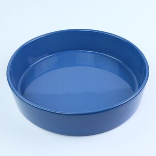 Ikebanaschale 31 cm, Basisschale blau