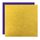 Metallic-Paper Double Color 7,5 cm gold-violett, 40 Blatt