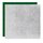 Metallic-Paper Double Color 7,5 cm silber-grün, 40 Blatt
