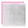 Metallic-Paper Double Color 18 cm silber-rosa, 10 Blatt