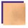 Metallic-Paper Double Color 15 cm kupfer-violett, 10 Blatt