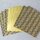 Double Color Metallic Ornament Gold-Schwarz 17 cm, 10 Blatt