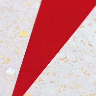 Double Color Sunaba ura aka, rot, 12 cm 10 Blatt