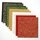 Double Color Goldmuster-Washi Kinkanze 24 cm, 15 Blatt