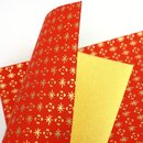 Double Color Washi Takumi rot-gold, verschiedene Größen