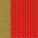 Double Color Washi Takumi rot-gold 15 cm, 5 Blatt