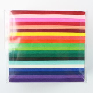 Ogawa Washi 10 cm Mix, 1000 Blatt farblich sortiert