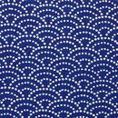 Origamipapier Yuzen Washi Seikaiha blau, 15 cm