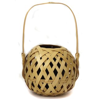Kleiner Ikebanakorb Temari, hell