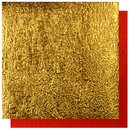 Double Color Momigami gold-rot 25 cm, 10 Blatt