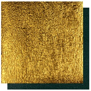 Double Color Momigami gold-gr�n, 18 cm 10 Blatt