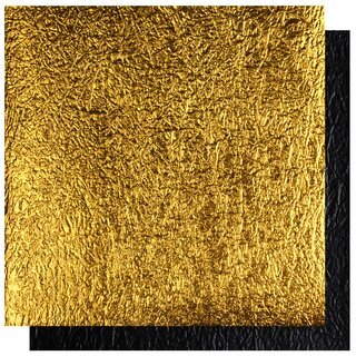 Double Color Momigami gold-schwarz, 15 cm 10 Blatt