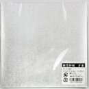 Origamipapier Silber-Washi 25 cm, 10 Blatt