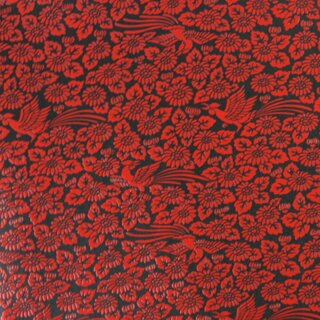 Washibogen Phnix, Urushi-Lackoptik auf Papier 60 x 90 cm