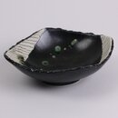 Rautenschale Kuro-Oribe 16 x 14 cm
