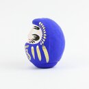 Daruma 9 cm, blau, handbemalt
