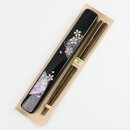 Essst�bchen mit Case Hana akari schwarz, St�bchen mit...