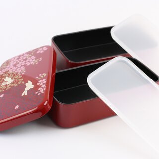 Lunchbox Usagi-Sakura, rot