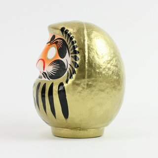 Daruma 9 cm, gold, handbemalt