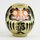 Daruma 11 cm, gold, handbemalt