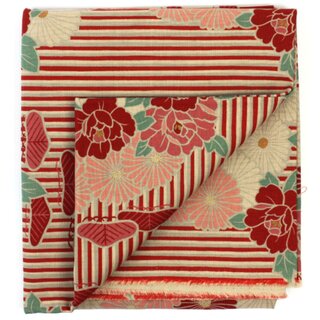 Meterware Retroflower rot, 1 m