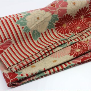 Meterware Retroflower rot, 1 m