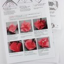 Origamiset Rose in the Box, Material und Anleitung für eine Schachtel mit Rose