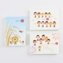 Mini-Notizblock 3er-Set Kokesh, 8,8 x 6,4 cm