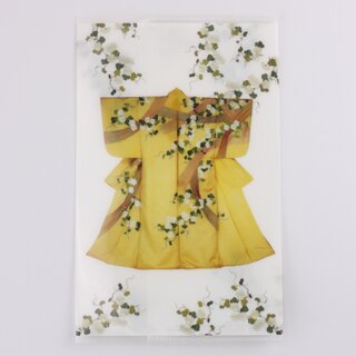 Klarsichtmappe Noh-Theater Kimono, 21,7 x 13,5 cm