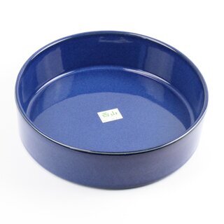 Ikebanaschale 28 cm, Basisschale dunkelblau