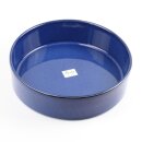 Ikebanaschale 28 cm, Basisschale dunkelblau