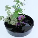 Ikebanaschale 28 cm, Basisschale schwarz