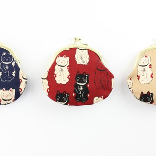 Geldbrse Manekineko, Knipsbrse, bitte Farbe whlen