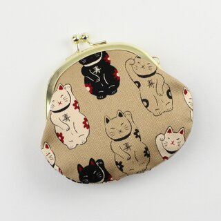 Geldbrse Manekineko, Knipsbrse, bitte Farbe whlen