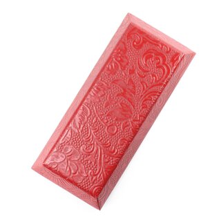 Stifteablage Urushi, rot, 20,5 x 8,5 cm