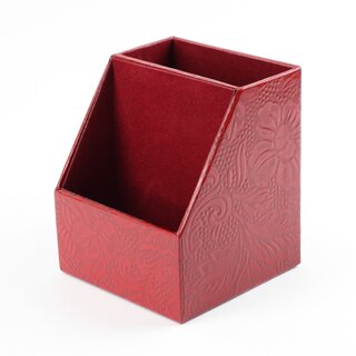 Notizzettelhalter & Stiftestnder Urushi rot