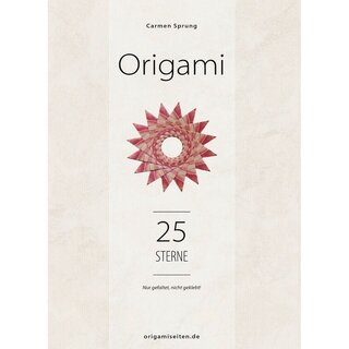 Sprung: Origami Sterne - 25 Sterne