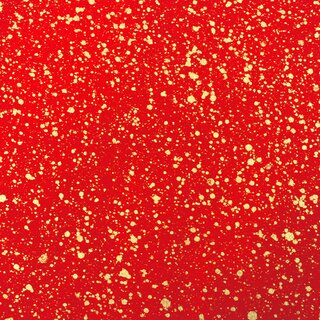 Washi Kin-Kasumi 18 cm, Rot & Wei� mit Goldsprenkeln