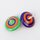 Kreisel, bunt bemalt, 2er Set