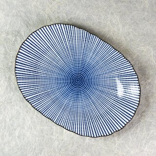 Sendan Tokusa - Teller, oval 19,8 x 14,4 cm