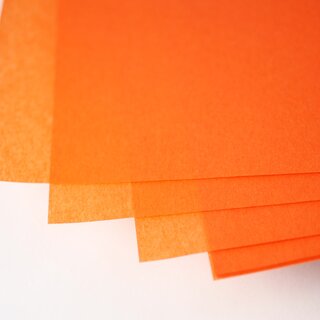 Carape - hauchzartes Washi, 30 cm orange