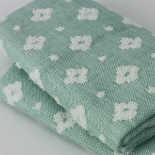 Handtuch Flower-Dot, grün
