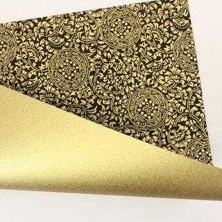 Origami Kabuto gold 18 cm, DC, mit Anleitung