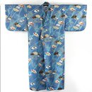 Kimono - Yukata Bambus blau
