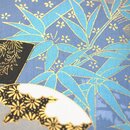 Kimono - Yukata Bambus blau