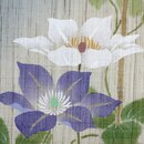 Wandbehang Clematis 45 x 120 cm