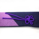 Fächeretui zweifarbig, 22 cm lang