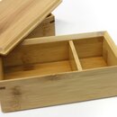 Bambus-Lunchbox, zweistöckige Bentobox