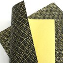 Double Color Washi Takumi Hanabishi schwarz-gold,...